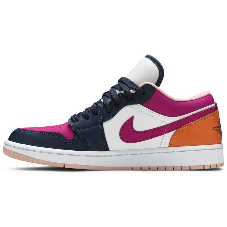 Wmns Air Jordan 1 Low SE 'Mismatched-Purple Magenta' DJ4342-400