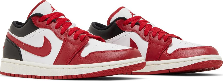 Wmns Air Jordan 1 Low 'White Gym Red' DC0774-160