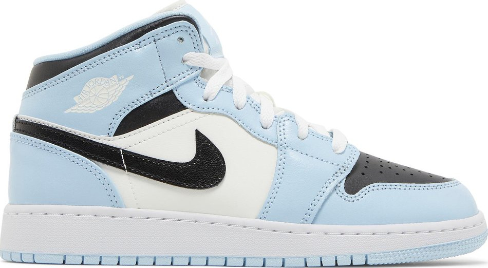 Air Jordan 1 Mid GS 'Ice Blue' 555112-401