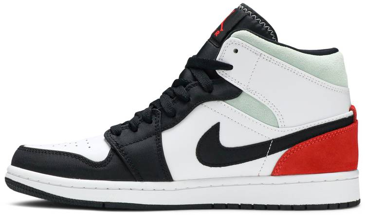 Air Jordan 1 Mid SE 'Red Black Toe' 852542-100