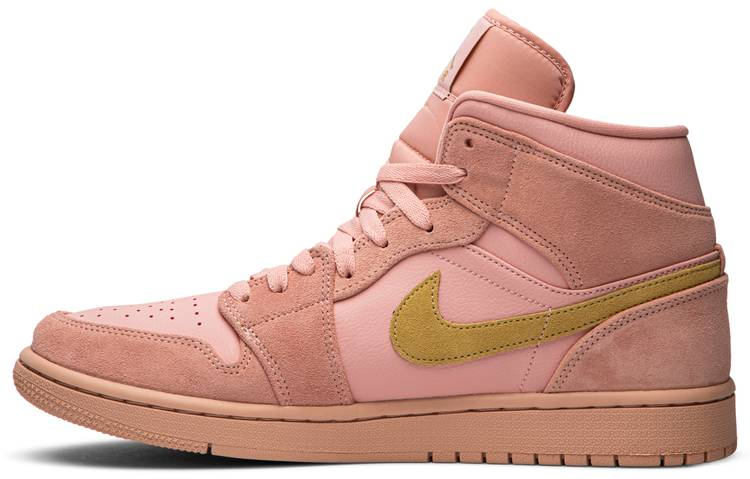 Air Jordan 1 Mid 'Coral Gold' 852542-600