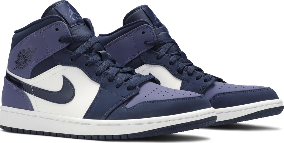 Air Jordan 1 Mid 'Sanded Purple' 554724-445