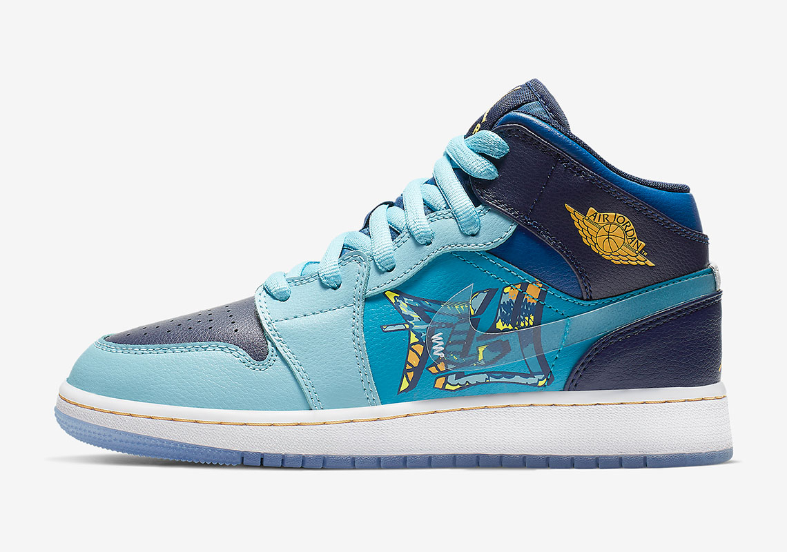 Air Jordan 1 Mid GS 'Fly' BV7446-400