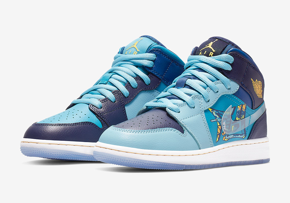 Air Jordan 1 Mid GS 'Fly' BV7446-400