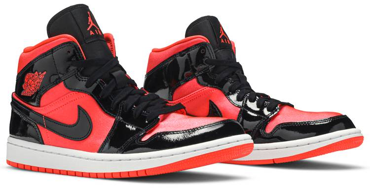 Wmns Air Jordan 1 Mid 'Hot Punch' BQ6472-600