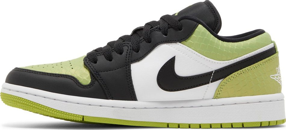 Wmns Air Jordan 1 Low SE 'Vivid Green Snakeskin' DX4446-301