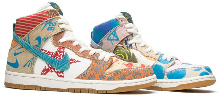 Thomas Campbell x SB Dunk High 'What The' 918321-381