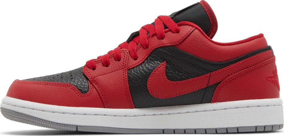 Wmns Air Jordan 1 Low SE 'Split - Gym Red Cement Grey' DR0502-600