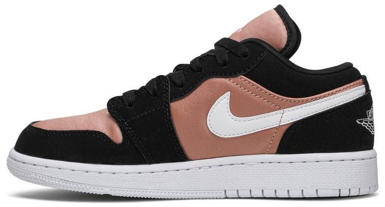 Air Jordan 1 Low GS 'White Rose Gold' 554723-090