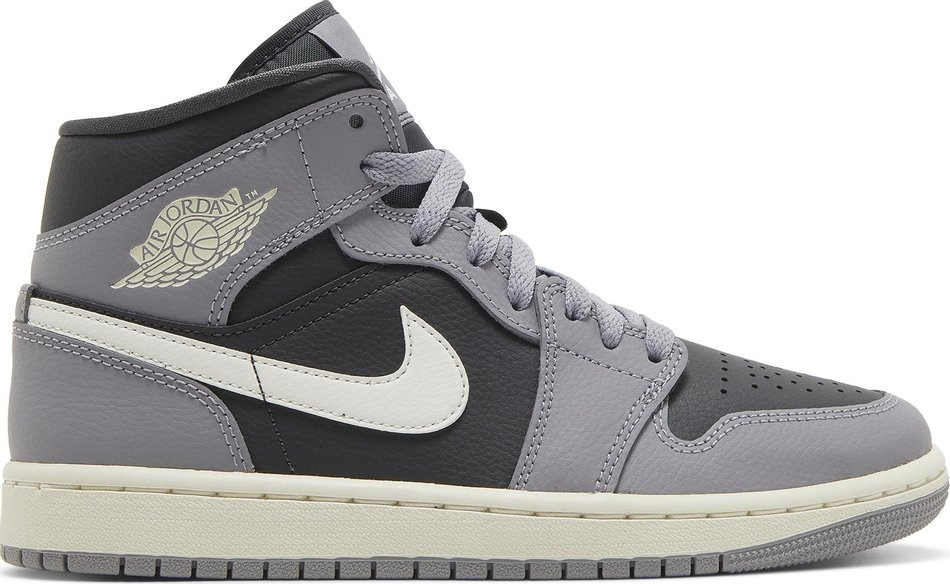 Wmns Air Jordan 1 Mid 'Cement Grey' BQ6472-022