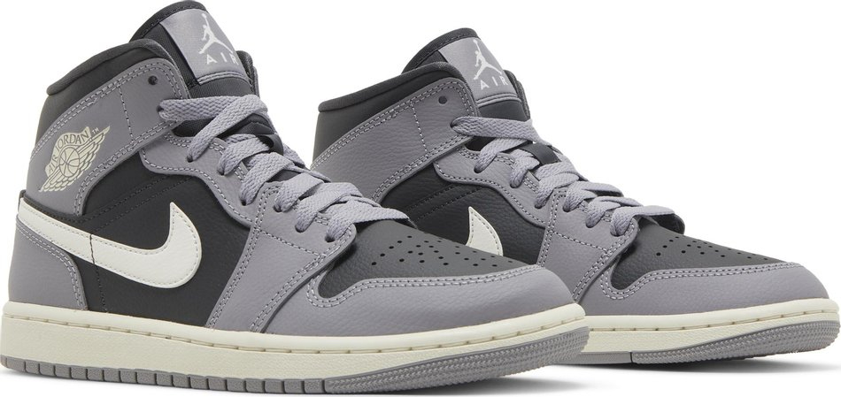 Wmns Air Jordan 1 Mid 'Cement Grey' BQ6472-022