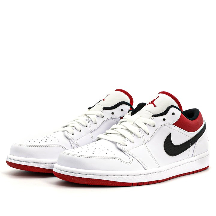 Air Jordan 1 Low 'White University Red' 553558-118