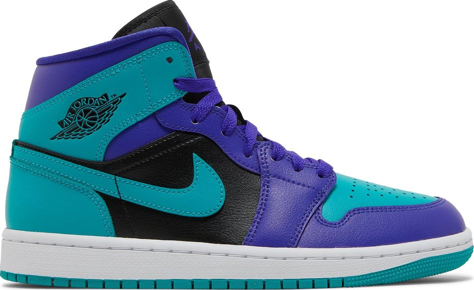 Wmns Air Jordan 1 Mid 'Black Grape' BQ6472-502