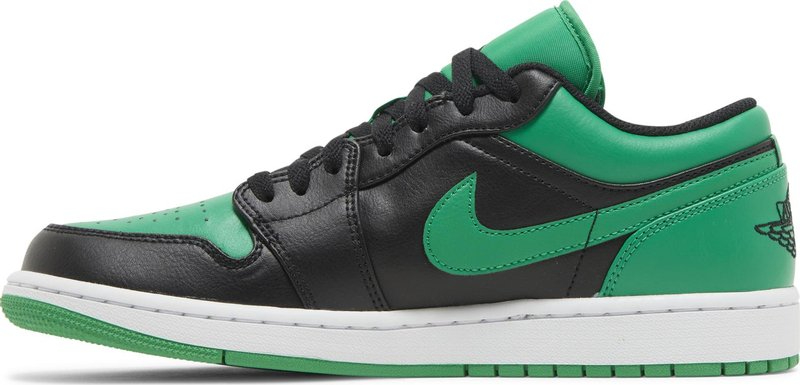 Air Jordan 1 Low 'Black Lucky Green' 553558-065