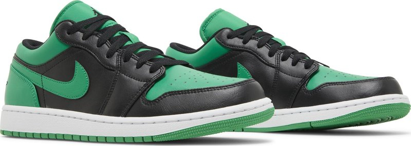 Air Jordan 1 Low 'Black Lucky Green' 553558-065