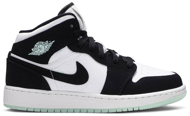 Air Jordan 1 Mid SE GS 'Glow in the Dark Panda' BQ6931-103