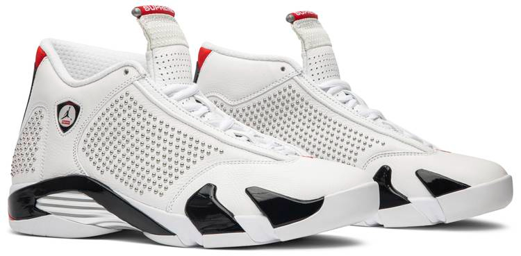 Supreme x Air Jordan 14 Retro 'White' BV7630-106