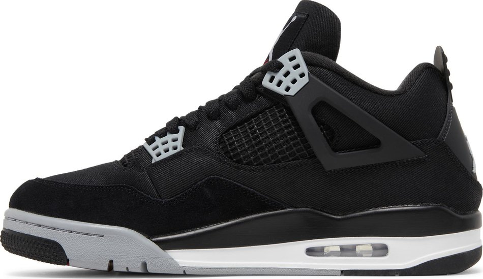 Air Jordan 4 Retro 'Black Canvas' DH7138-006