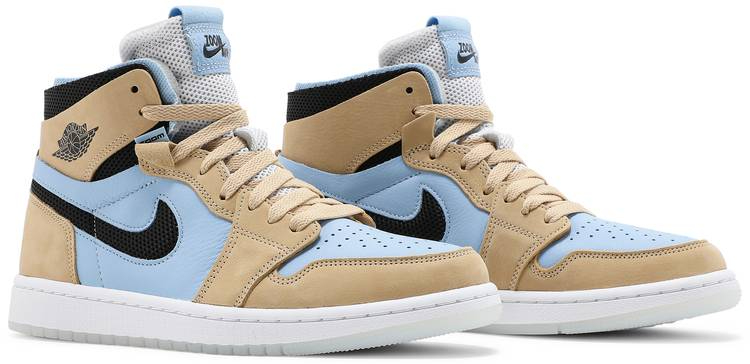 Wmns Air Jordan 1 High Zoom Comfort High 'Psychic Blue Sesame' CT0979-400